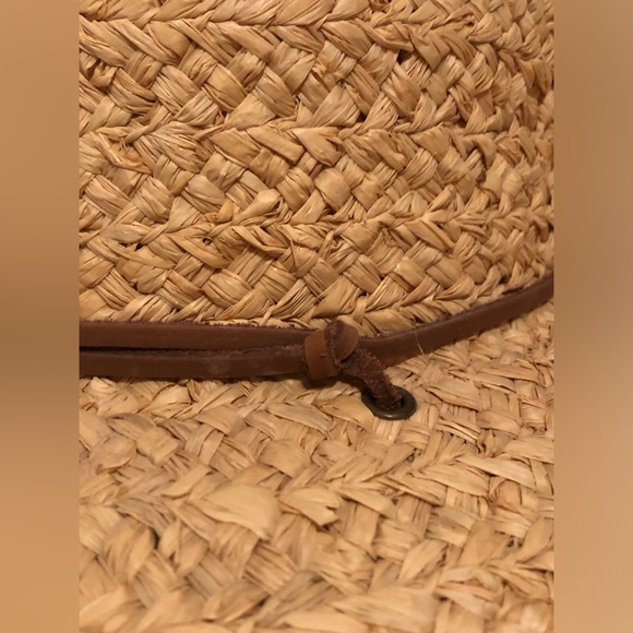 Perfect Scala Straw Sun Hat with Brown Leather Cord main image 6